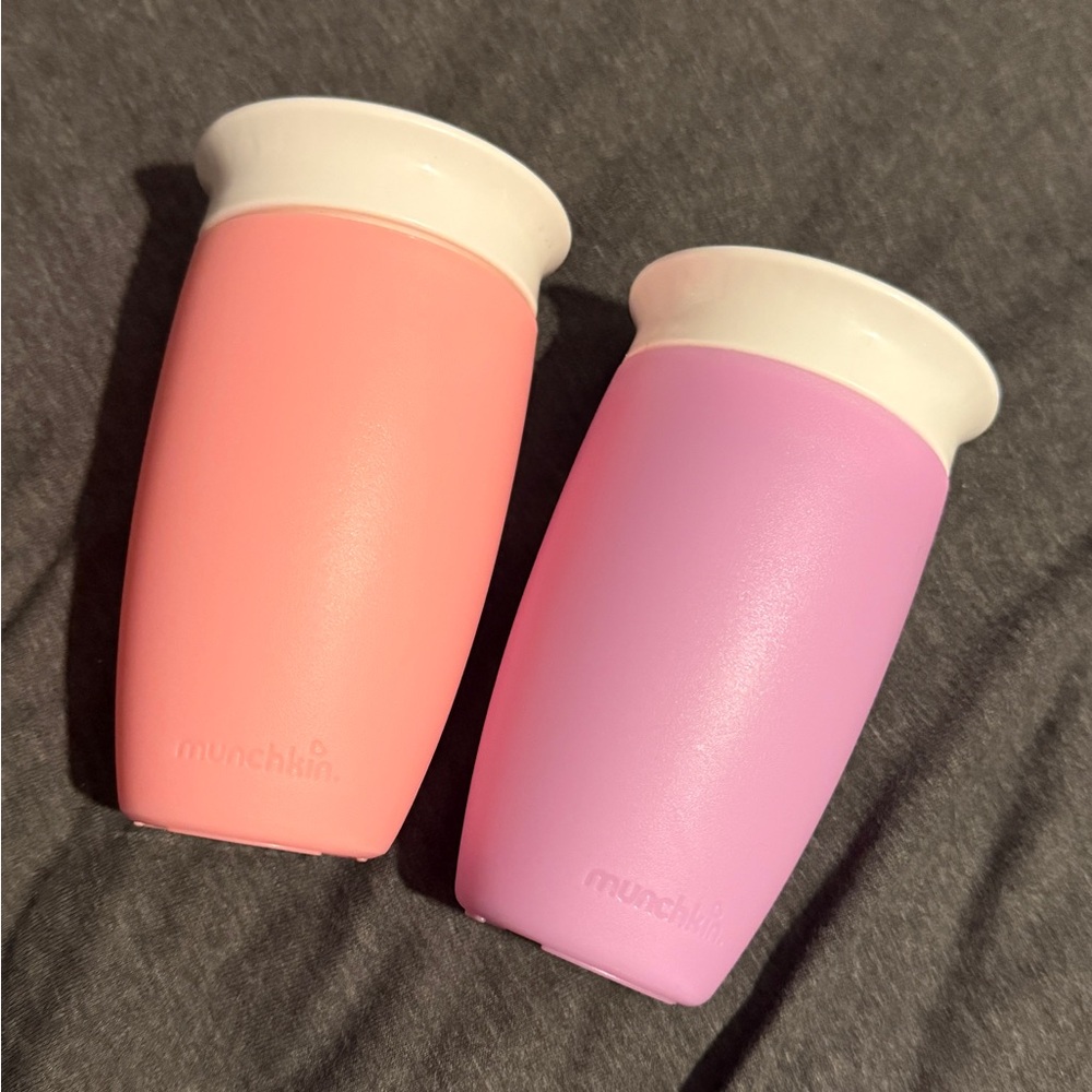 Munchkin Pink and Lavender Toddler Cups